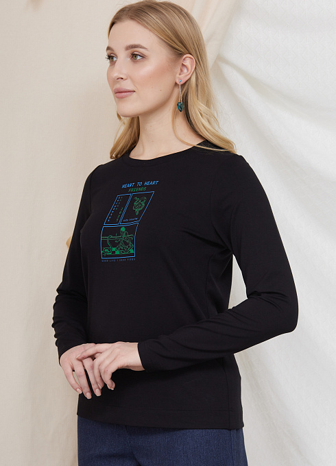  GRIOL. Джемпер жен. 310915.03313.8200E Черный GRIOL