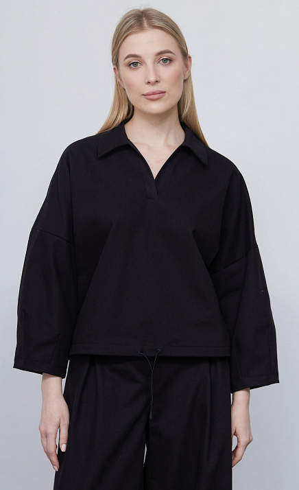 Блузка oversize из хлопка GRIOL