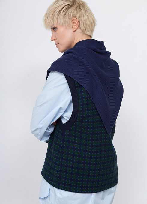  GRIOL. Шарф жен. 590001.33302.8700N Т.синий GRIOL