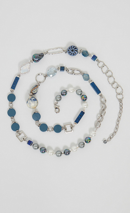  GRIOL. Колье С неба лей2 Синий 