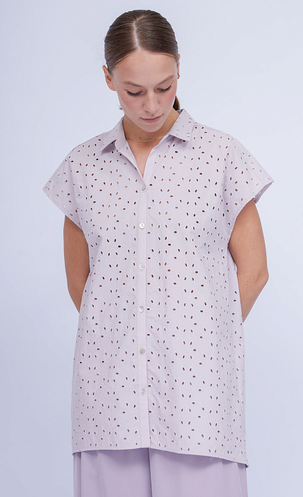 Блузка oversize из ришелье GRIOL