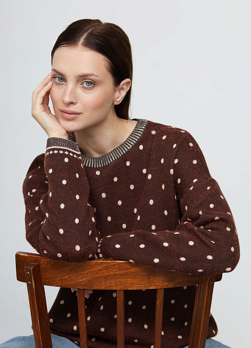  GRIOL. Джемпер жен. 310464.33303.0359D Коричневый GRIOL