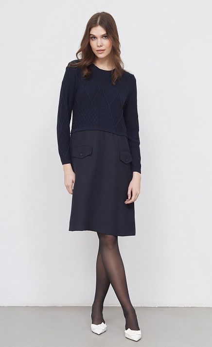 GRIOL. Платье жен. 360258.03313.9600N Синий GRIOL GRIOL. Платье жен. 360258.03313.9600N Синий