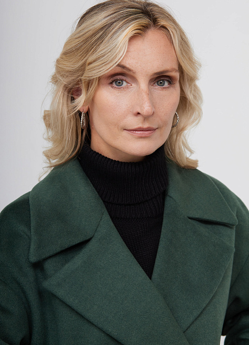  GRIOL. Пальто жен. 534390.11208.2900N Изумрудный GRIOL