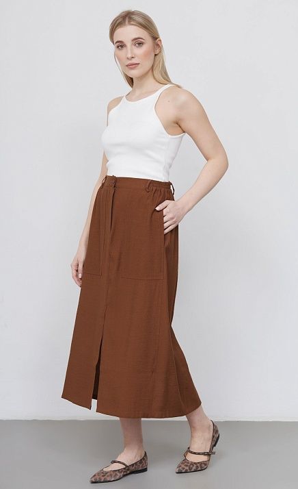  GRIOL. Юбка жен. 350116.09312.0400N Коричневый 