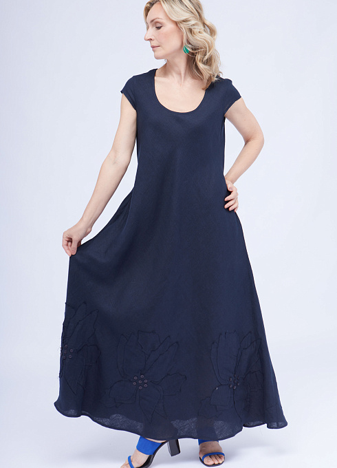  GRIOL. Платье жен. 360249.38312.9600N Темно синий GRIOL