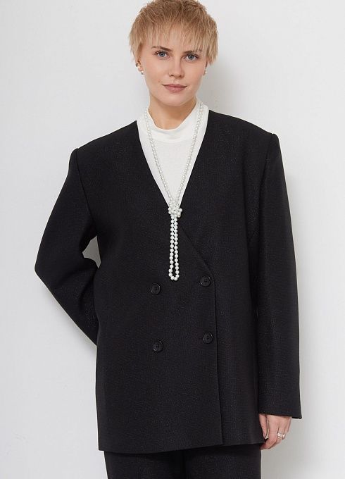  GRIOL. Жакет жен. 378300.11312.8200L Чёрный GRIOL