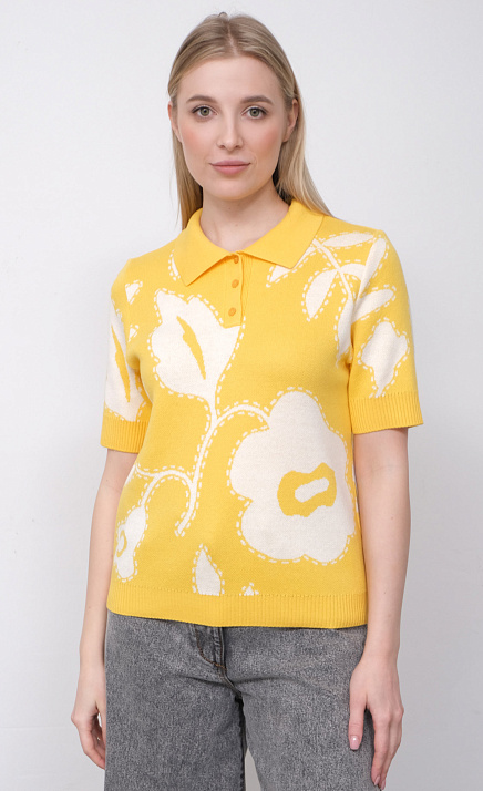 GRIOL. Джемпер жен. 310501.33303.2107F Жёлтый GRIOL GRIOL. Джемпер жен. 310501.33303.2107F Жёлтый