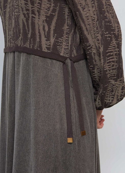  GRIOL. Платье жен. 360271.33312.3406YM Темно-бежевый GRIOL