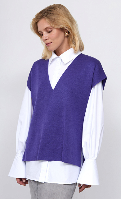  GRIOL. Жилет жен. 380045К.33303.9200M Лиловый 