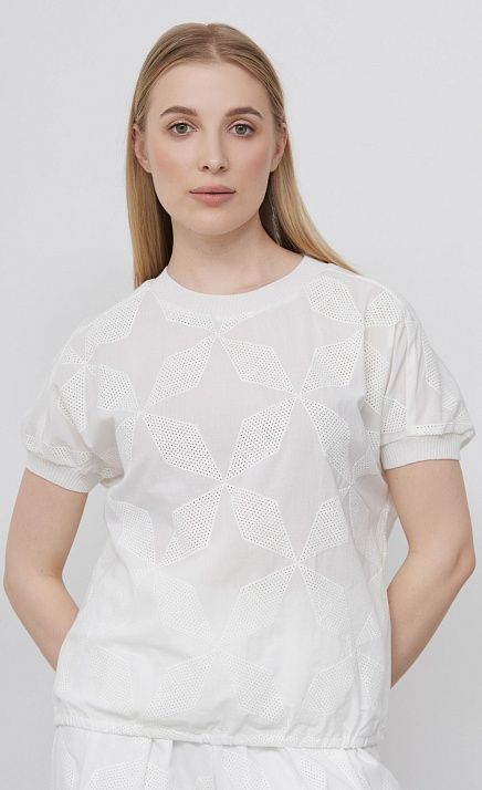 Блуза с ажурными вставками GRIOL Блуза с ажурными вставками GRIOL