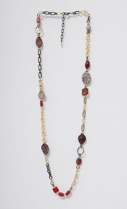  GRIOL. Колье Вишневый брауни 2 Бордовый 