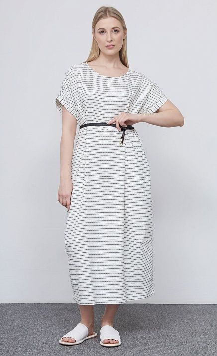 GRIOL. Платье жен. 360289Т.6_312.0799S белый/темно-синий GRIOL GRIOL. Платье жен. 360289Т.6_312.0799S белый/темно-синий