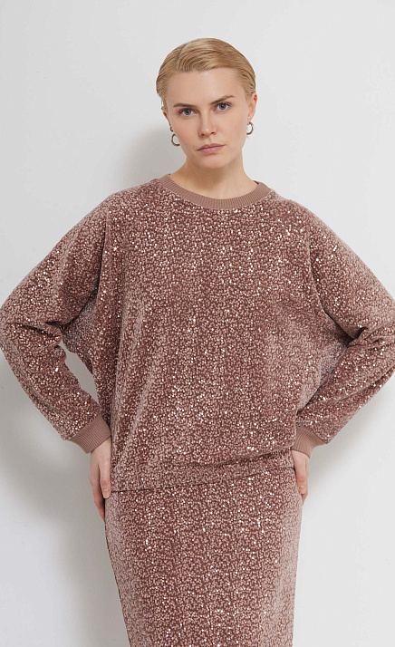  GRIOL. Джемпер жен. 311003НП.6_313.0505L Розово-бежевый 