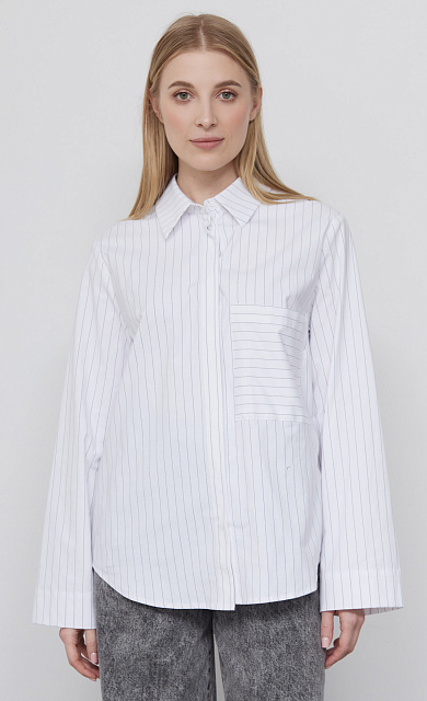 Рубашка oversize в полоску GRIOL