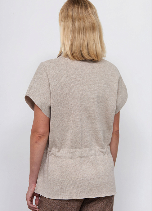  GRIOL. Жилет жен. 380041.33303.0300М Бежевый меланж GRIOL