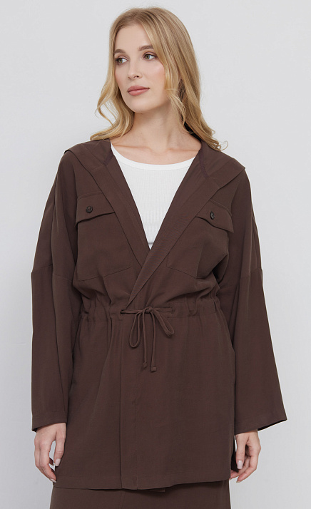  GRIOL. Жакет жен. 370085.6_312.1100N Коричневый 