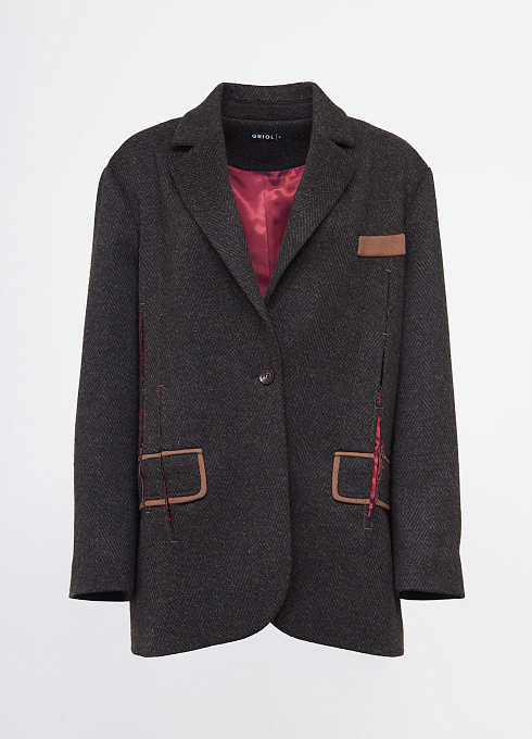  GRIOL. Жакет жен. 378376.11313.8211M Коричневый GRIOL