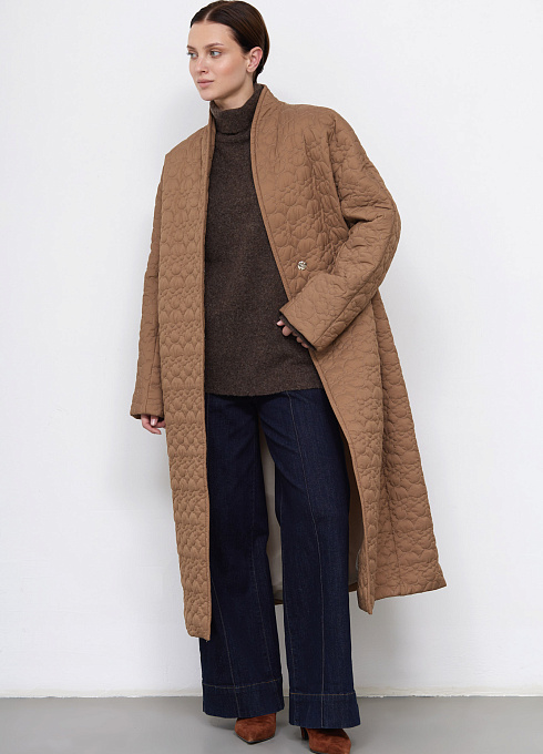  GRIOL. Пальто жен. 534528.11209.0900X Бежевый GRIOL