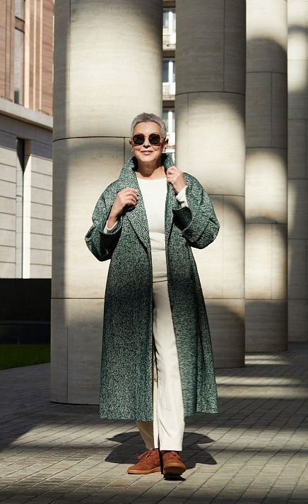 GRIOL. Пальто жен. 534339.11208.2900M Молочно-изумрудный GRIOL GRIOL. Пальто жен. 534339.11208.2900M Молочно-изумрудный