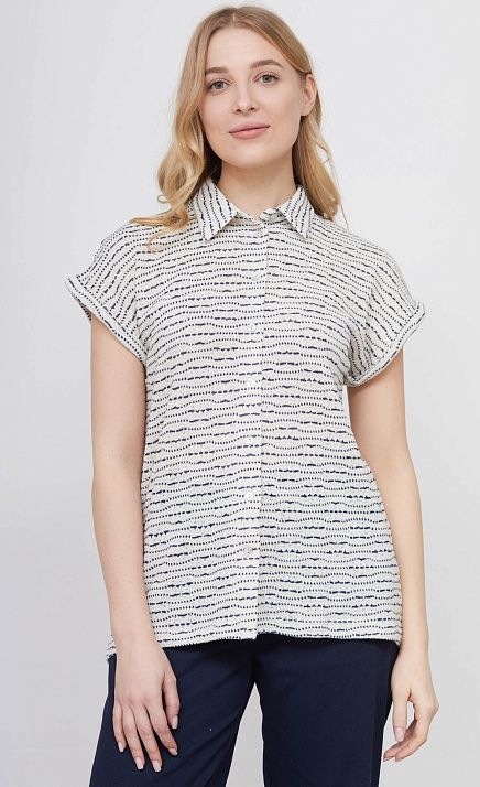 Рубашка из фактурного трикотажа GRIOL Рубашка из фактурного трикотажа GRIOL