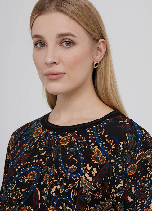  GRIOL. Блуза жен. 310903Т.03312.8201Y Чёрный GRIOL