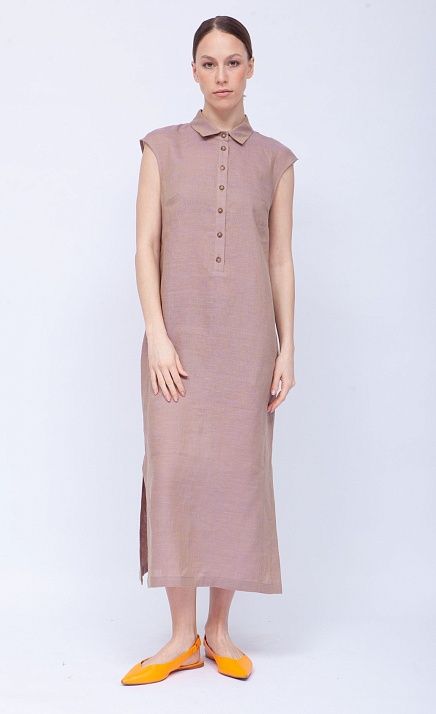  GRIOL. Платье жен. 367954А.1312.6922M Бледно-розовый меланж 