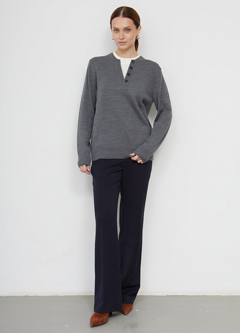  GRIOL. Джемпер жен. 310523.15303.7302N Серый GRIOL