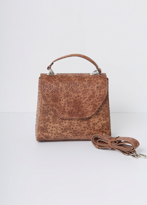 Сумка жен. 30024 Бежевыйкоричнневый (2)