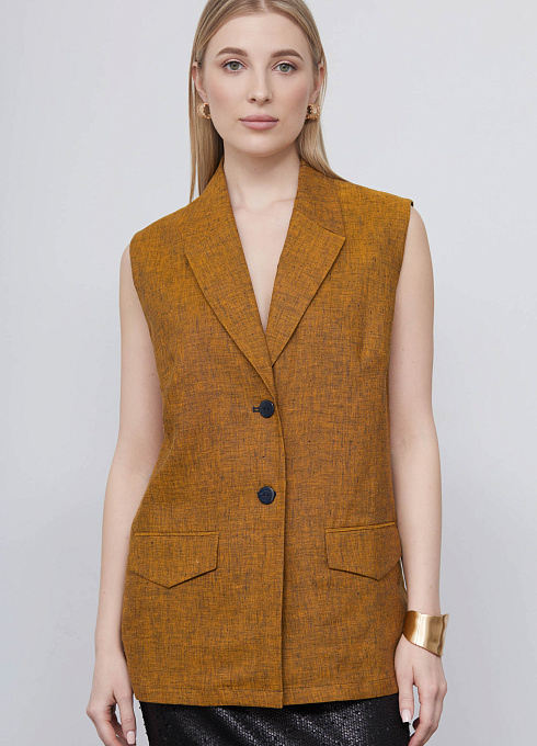  GRIOL. Жилет жен. 382862.37312.2694M Жёлто-синий GRIOL