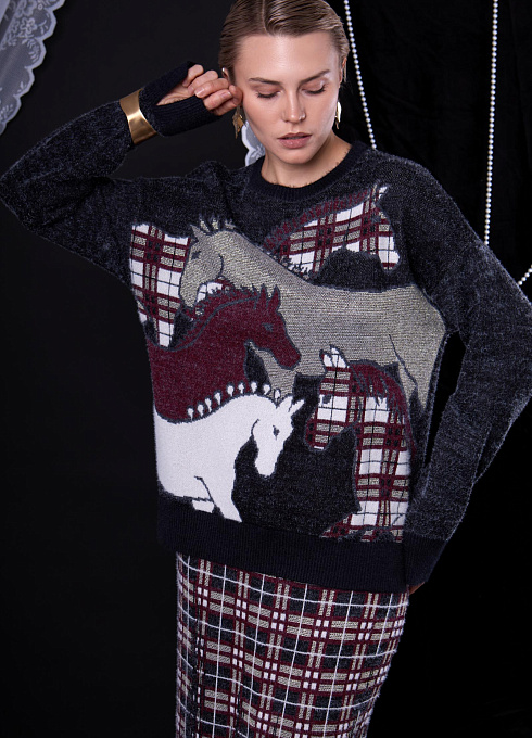  GRIOL. Джемпер жен. 310548.33303.8101A Мультиколор GRIOL