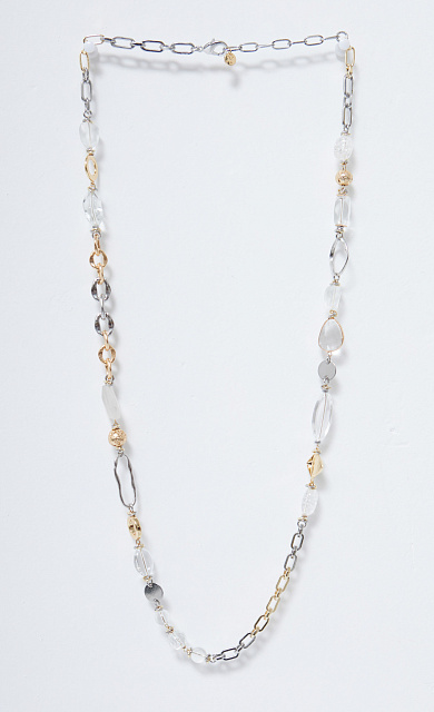  GRIOL. Колье Игристое 2 Прозрачный  