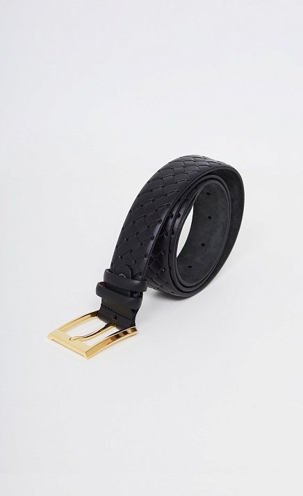  GRIOL. Комплект Ремень поясной РЖДТЕЛ35-105/1 плетенка  Черный 