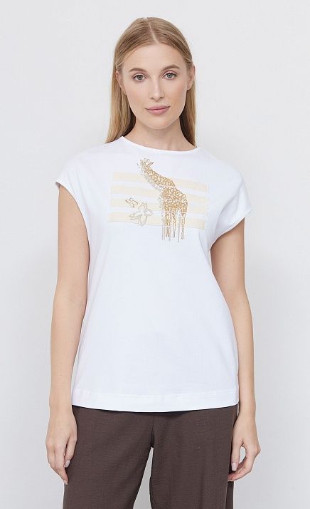 GRIOL. Джемпер жен. 310665ОТ.03313.0200E Белый GRIOL GRIOL. Джемпер жен. 310665ОТ.03313.0200E Белый