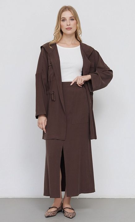 GRIOL. Юбка жен. 350068.6_312.1100N Коричневый GRIOL GRIOL. Юбка жен. 350068.6_312.1100N Коричневый