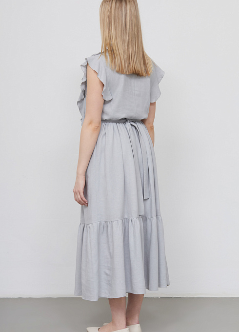  GRIOL. Платье жен. 363423А.11312.7300N Светло-серый GRIOL