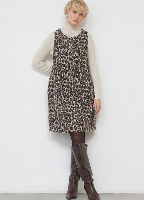  GRIOL. Сарафан жен. 344603.11313.5901O Коричнево-молочный GRIOL