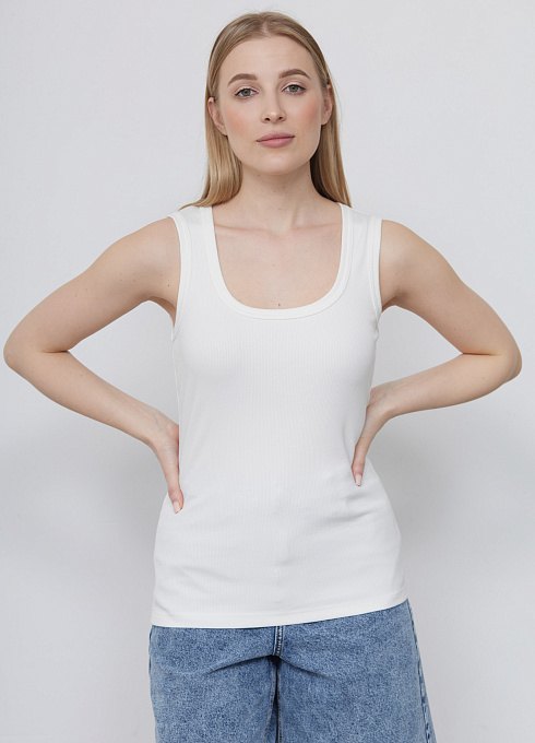 Топ из вискозы в рубчик GRIOL