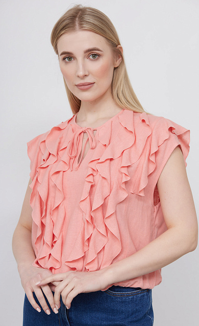 Блузка с оборками GRIOL