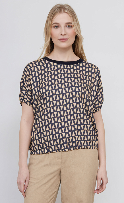 Блуза oversize атласная GRIOL