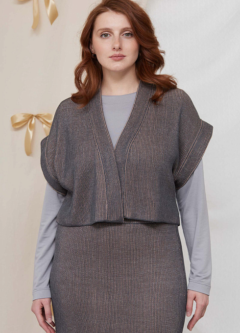  GRIOL. Жакет жен. 380094.33303.0805S Т.серый GRIOL