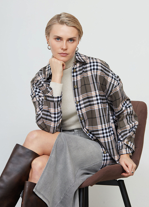 Рубашка фланелевая в клетку GRIOL