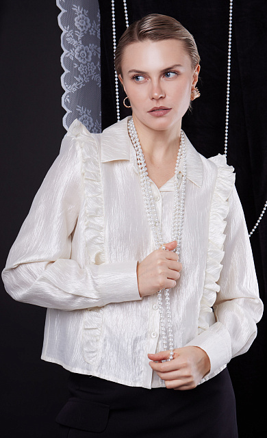 Блузка с оборками GRIOL