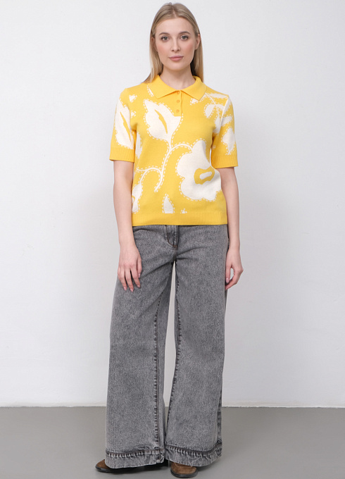 Джемпер жен. 310501.33303.2107F Жёлтый  (2)