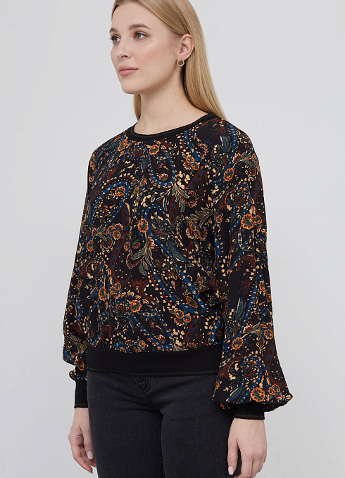  GRIOL. Блуза жен. 310903Т.03312.8201Y Чёрный GRIOL