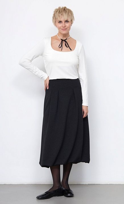 GRIOL. Юбка жен. 350069.6_313.8200M Темно-серый меланж GRIOL GRIOL. Юбка жен. 350069.6_313.8200M Темно-серый меланж