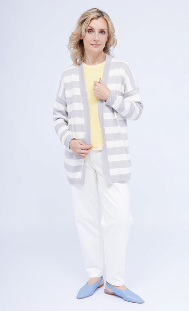  GRIOL. Жакет жен. 370168.15303.8002S Серо-молочный 