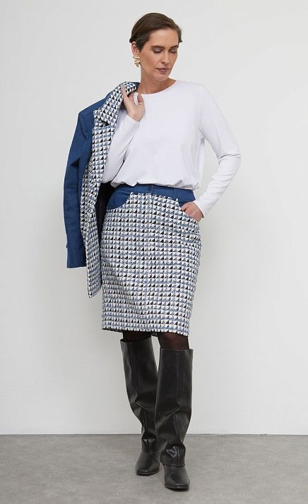  GRIOL. Юбка жен. 358492.11312.8401P Мультиколор 