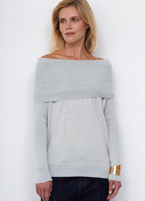  GRIOL. Джемпер жен. 310512.33303.7600M Св. серый меланж GRIOL