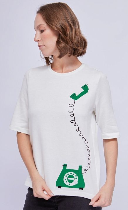  GRIOL. Джемпер жен. 310444.33303.0200E Молоко 